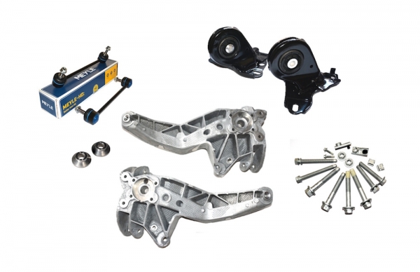 Motorsport Aluminium Längslenker HA Konversion Kit für MINI Gen. 1 - Umbau Kit, für R50 R52 R53, MIN-TACK-R53, Hinterachse Konversion Kit für Motorsport Umbau für MINI